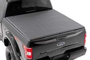 Ford F-150 Tonneau Cover - Rough Country - Soft Tri-Fold - '21-'23